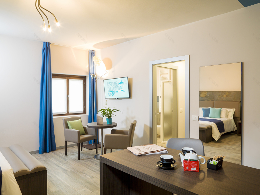 Residenza del Borgo 平层公寓设计丨意大利贝加莫-9