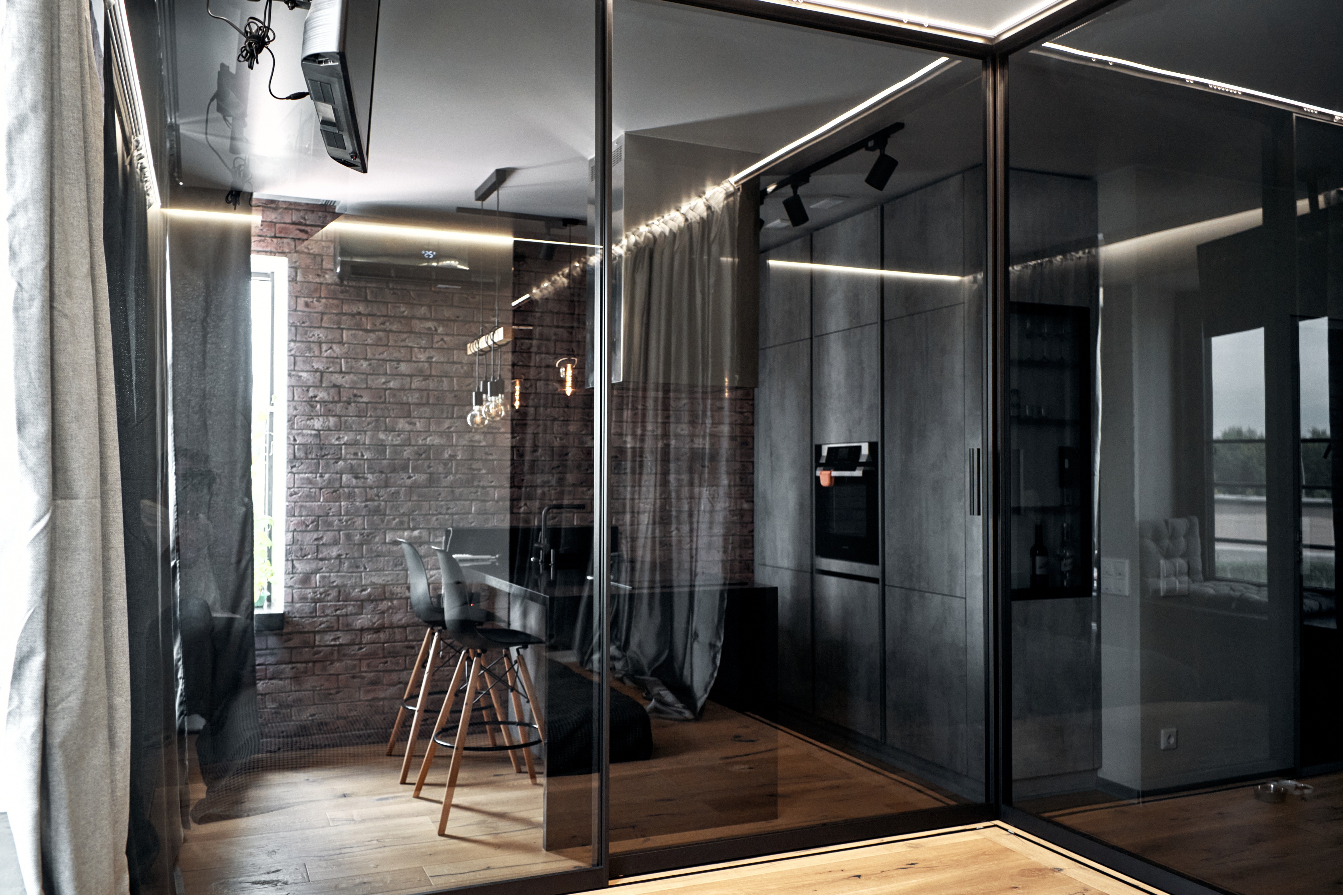 极简黑框玻璃门 | Raumplus 打造优雅室内空间-19