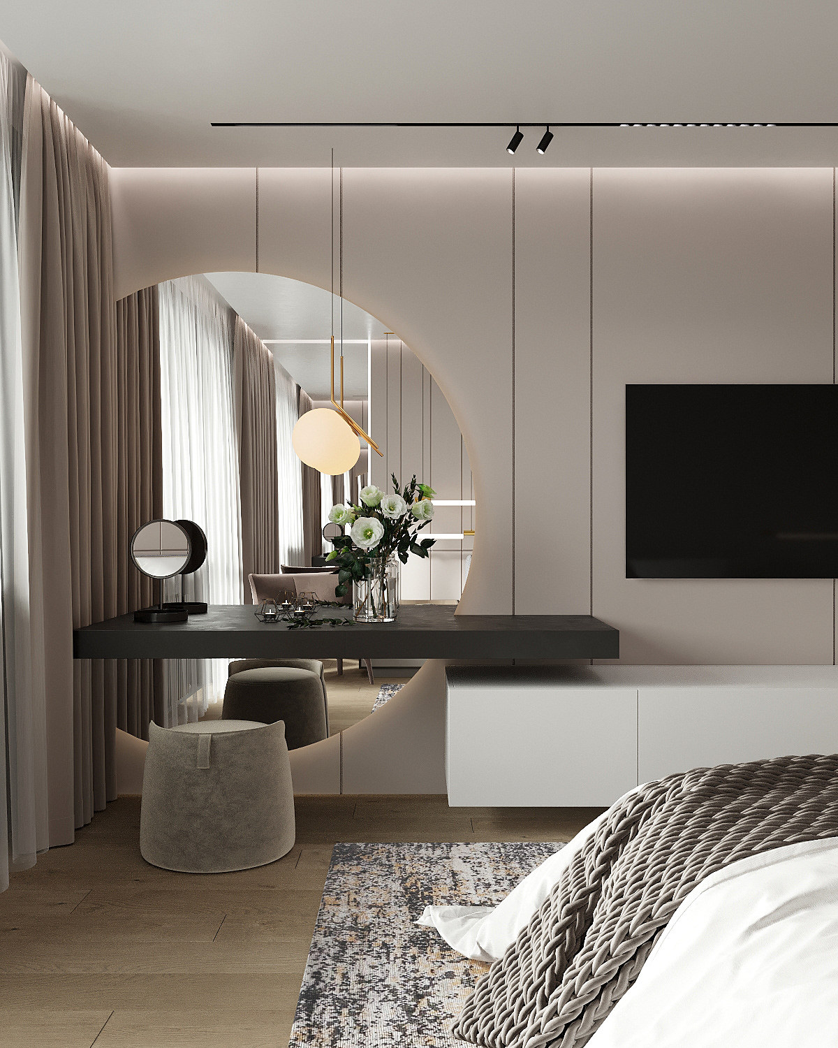 胡桃木+大理石，不一样的奢华质感！-20