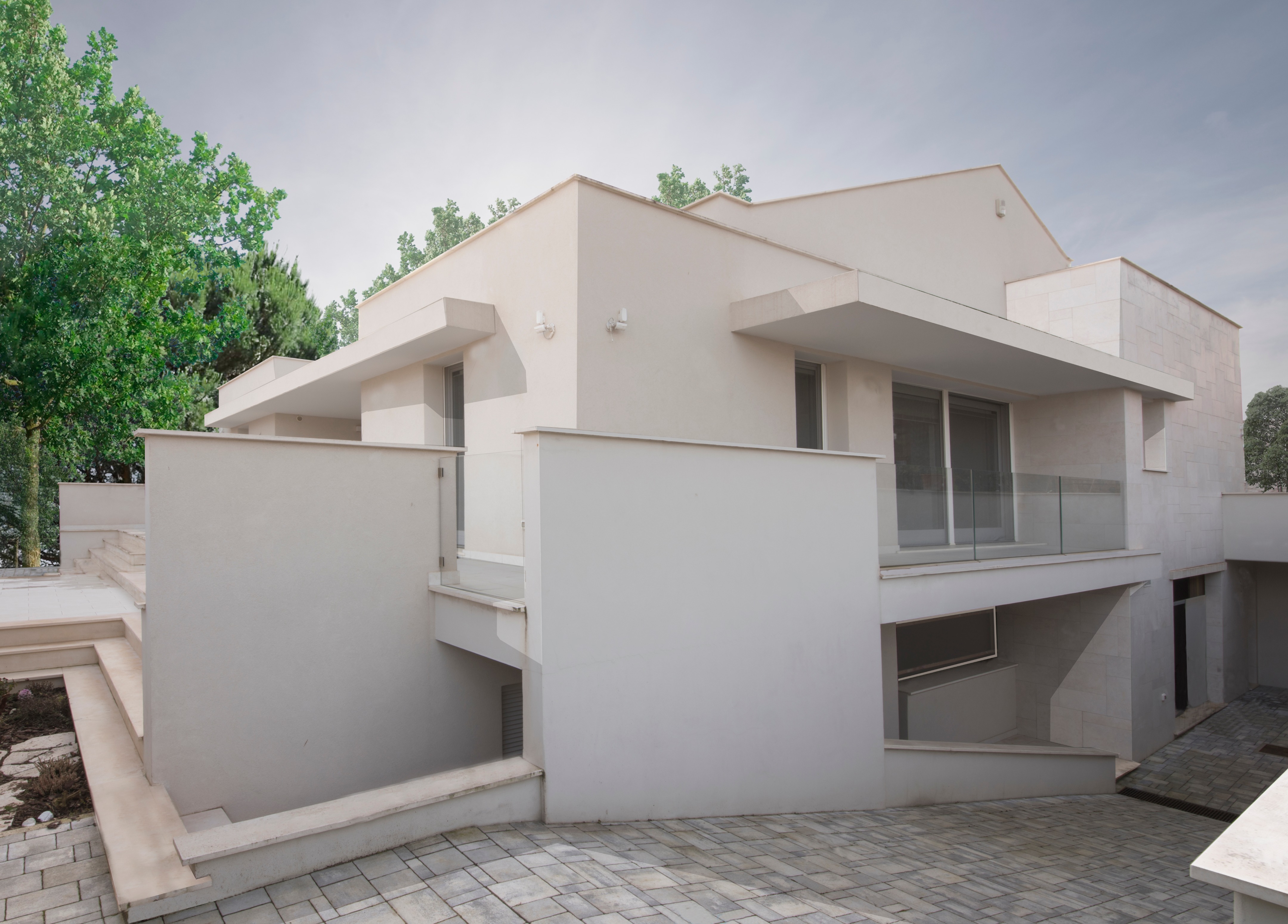 几何之美 | 别墅内外空间的和谐交融-3