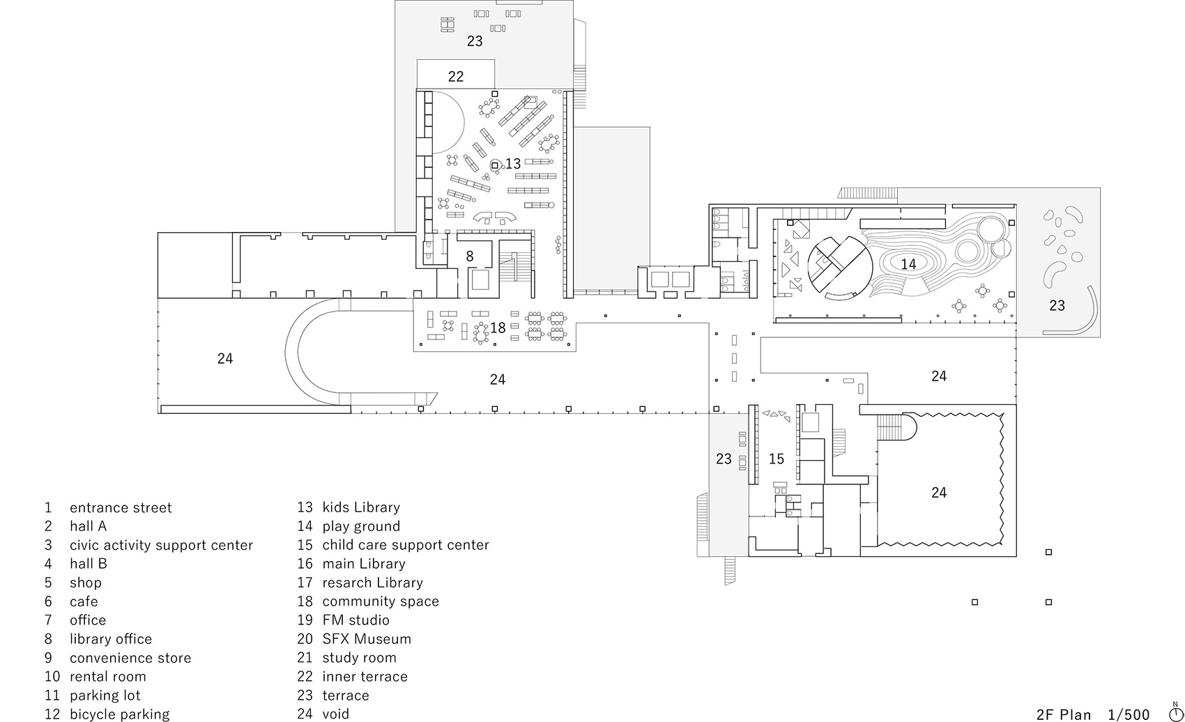 福岛 Sukagawa 社区中心丨日本福岛丨UNEMORI ARCHITECTS,Ishimoto 建筑和工程公司-98