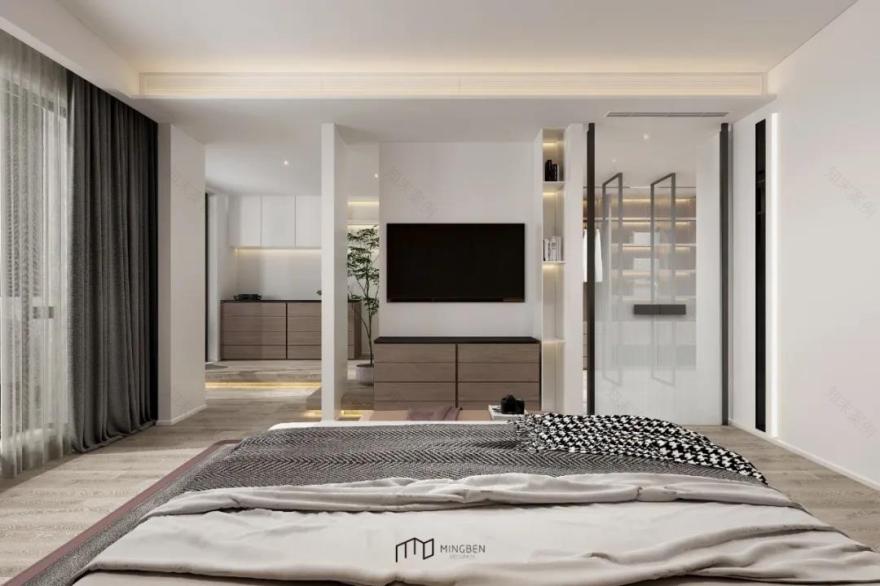 名本设计打造 560 平米双拼别墅,收纳、线条、色彩、留白完美融合-44