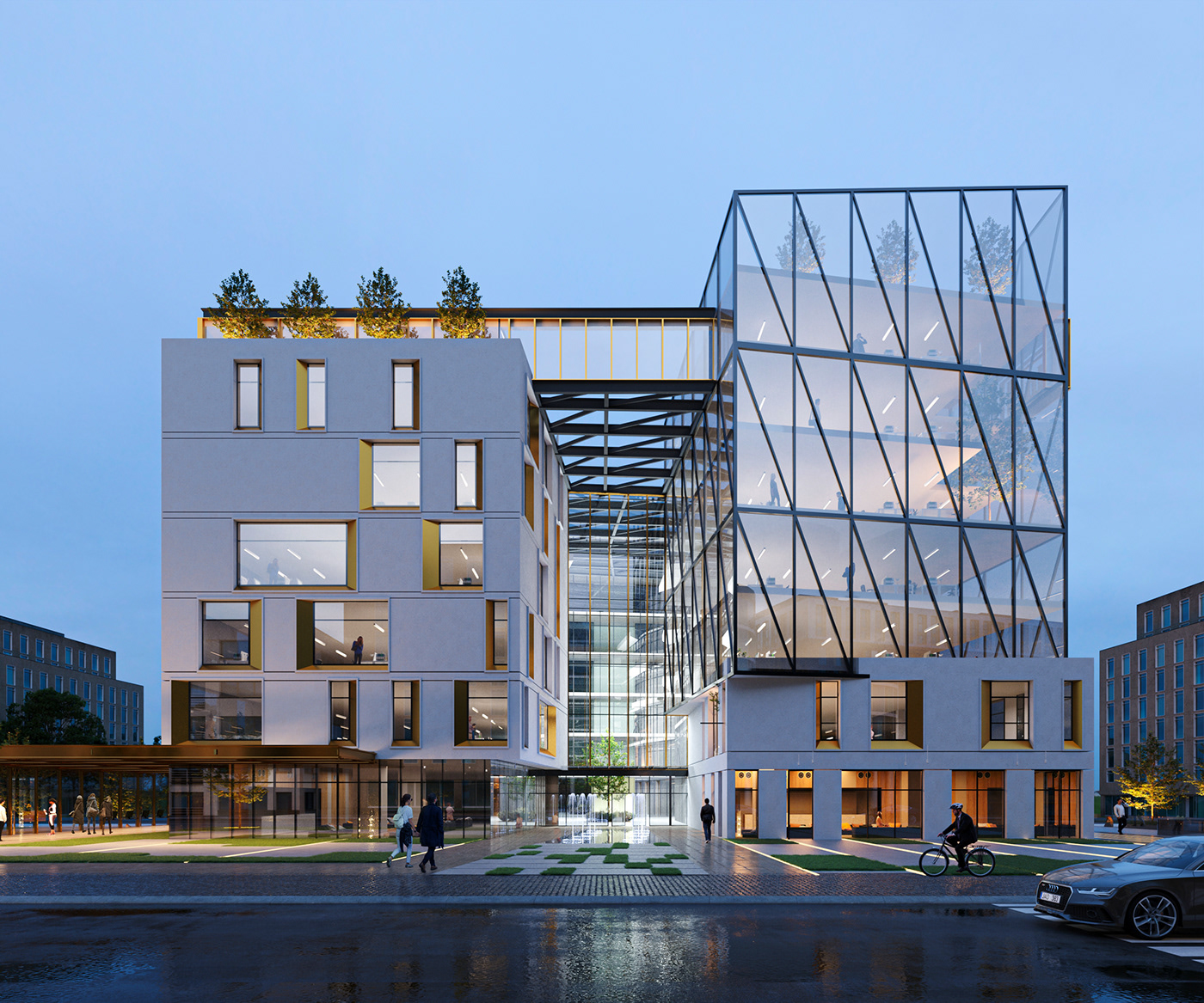 合作社区的行政建筑 | 灵活应对未来变化-7