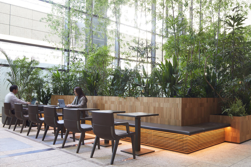 东京金融区绿洲入口大厅丨日本东京丨ikg inc.-14