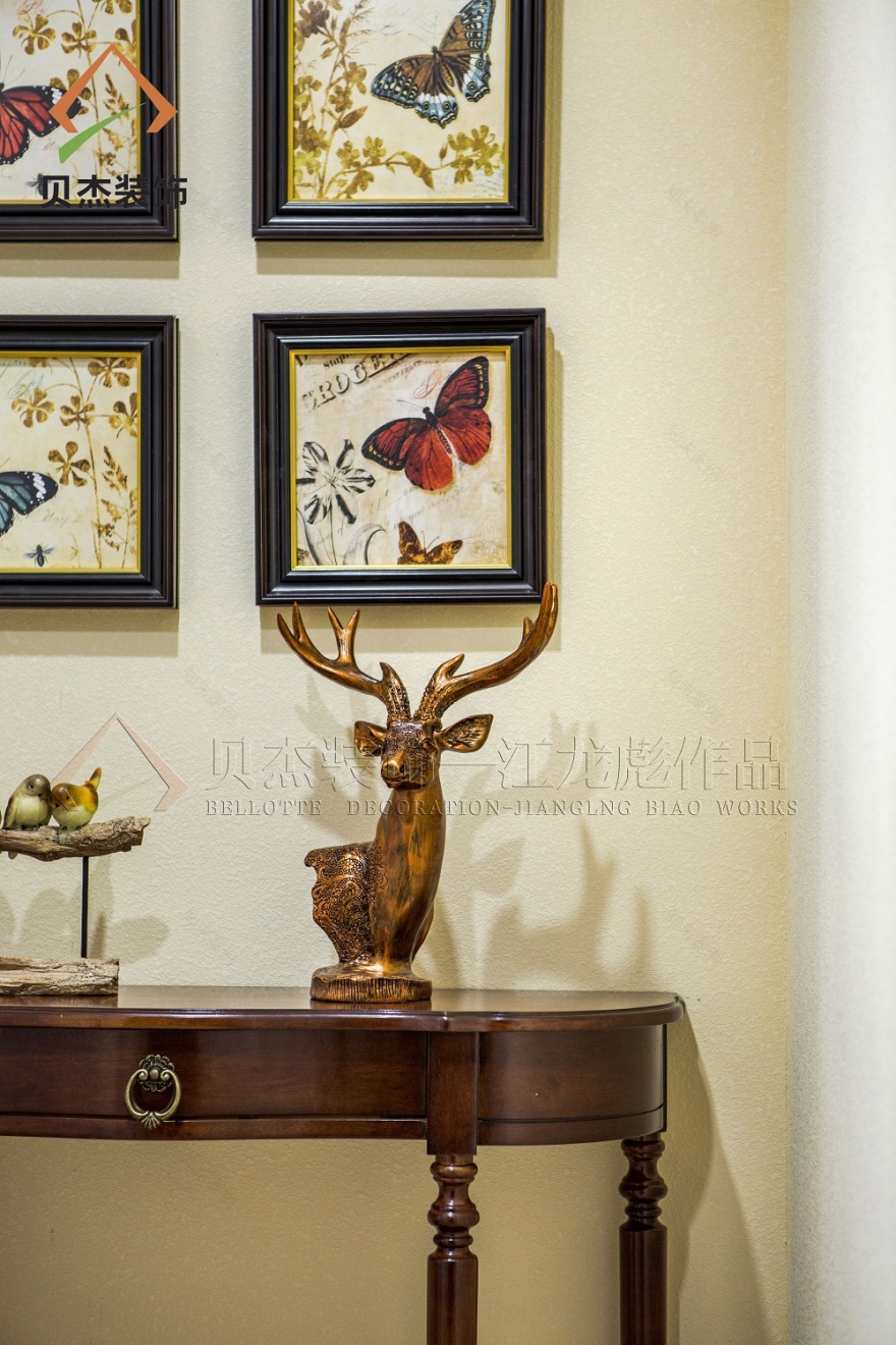 蓝山 110M2 美式风格家居设计-2