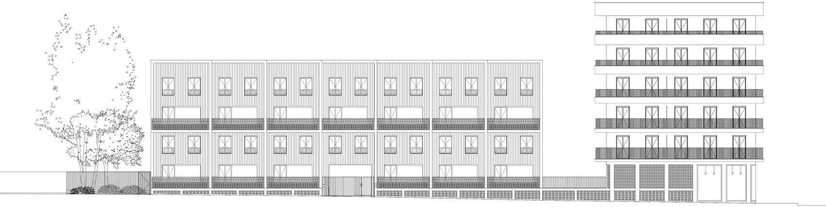 71社会住宅群，巴黎/多样化的居住空间和社区生活-104