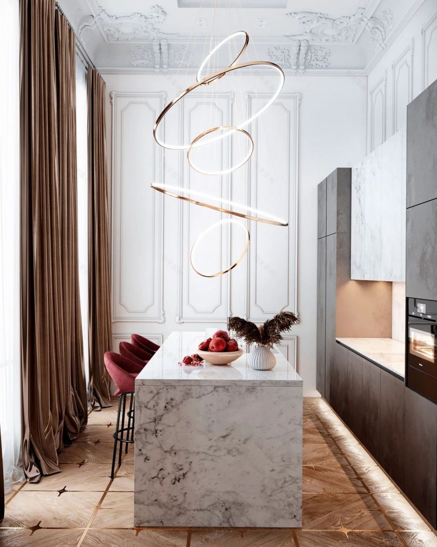 Mossebo 设计团队打造大气一居室,古典与现代完美融合-1