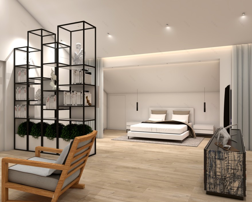 简约海景公寓,精致设计展现极简之美-1