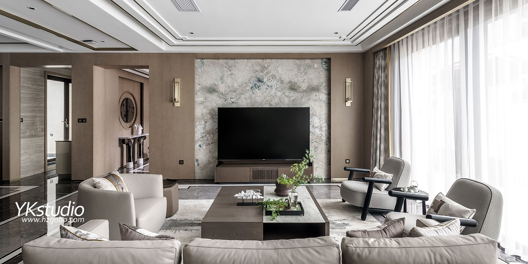 新中式风格别墅-4