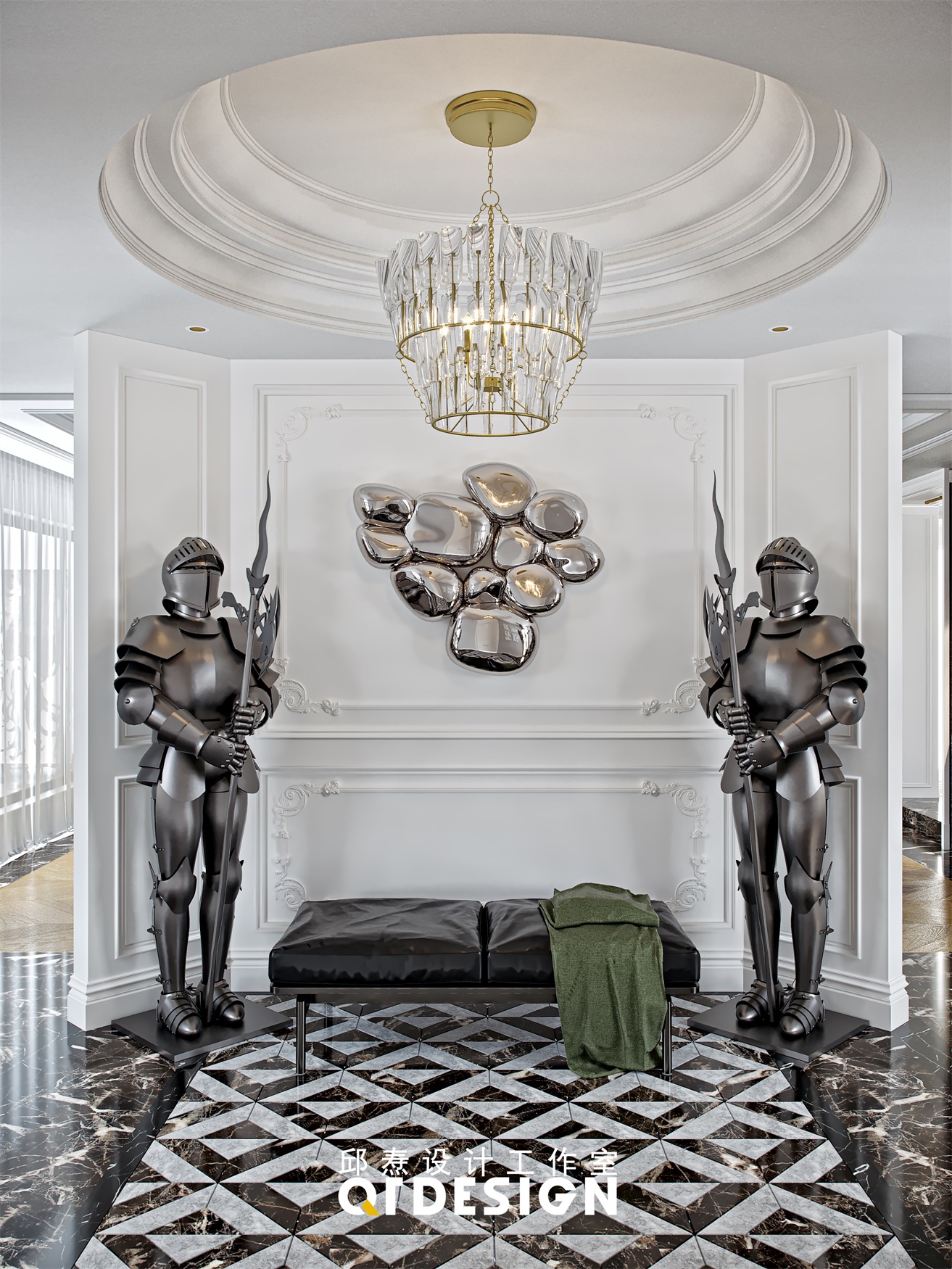 邱焘设计 / 现代法式丨古典和创新之间丨轻柔踱步-1