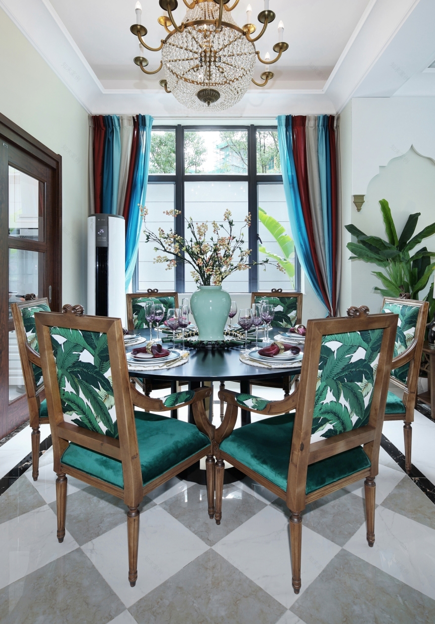 【印象雨林】东南亚度假别墅 | 宁洁设计,打造独特异域风情空间-13