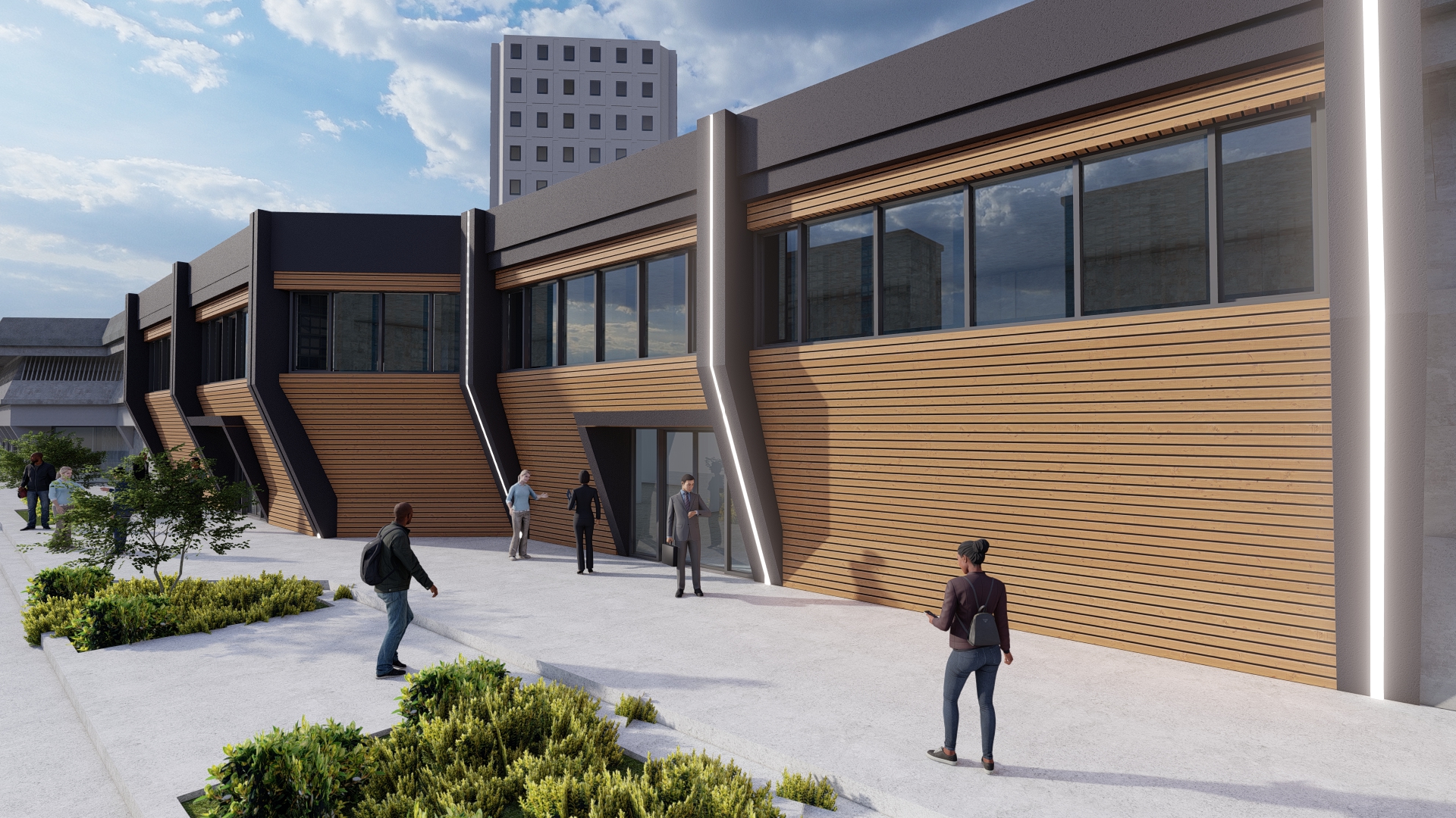 1978 年建筑翻新，打造商业适用的立面设计-30