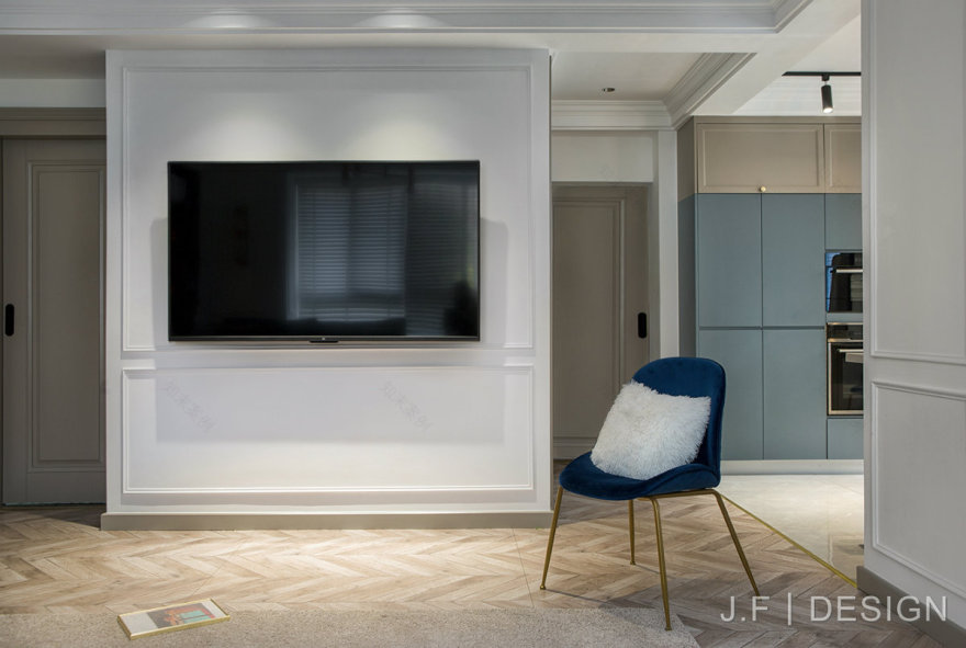 《Invariability》蓝色轻奢空间,浪漫满屋-0