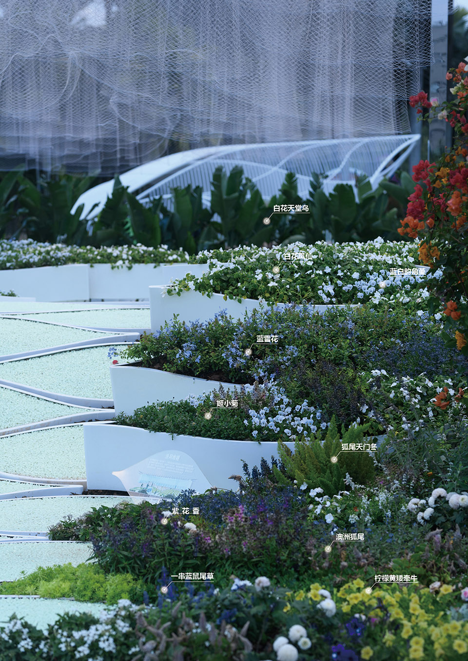 浪花园，深圳/不同角度的模块组合模拟海浪翻涌时的优美姿态-45