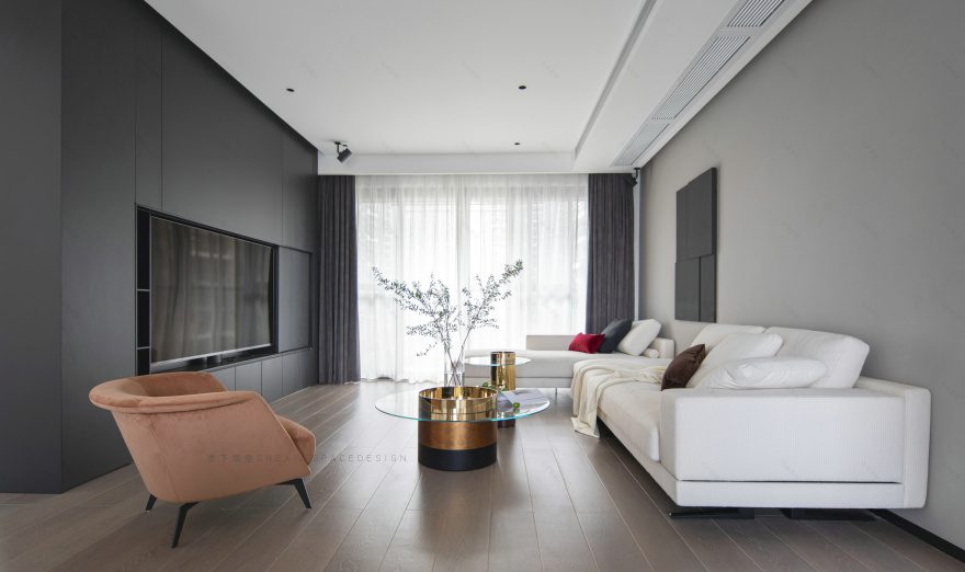深圳 162㎡浪漫宜居空间—宁洁设计作品“星河”-16