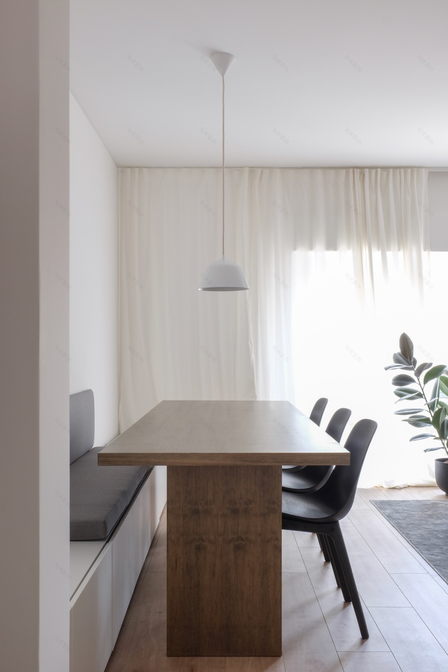 极简北欧风公寓设计,融入自然光线与本土元素-1