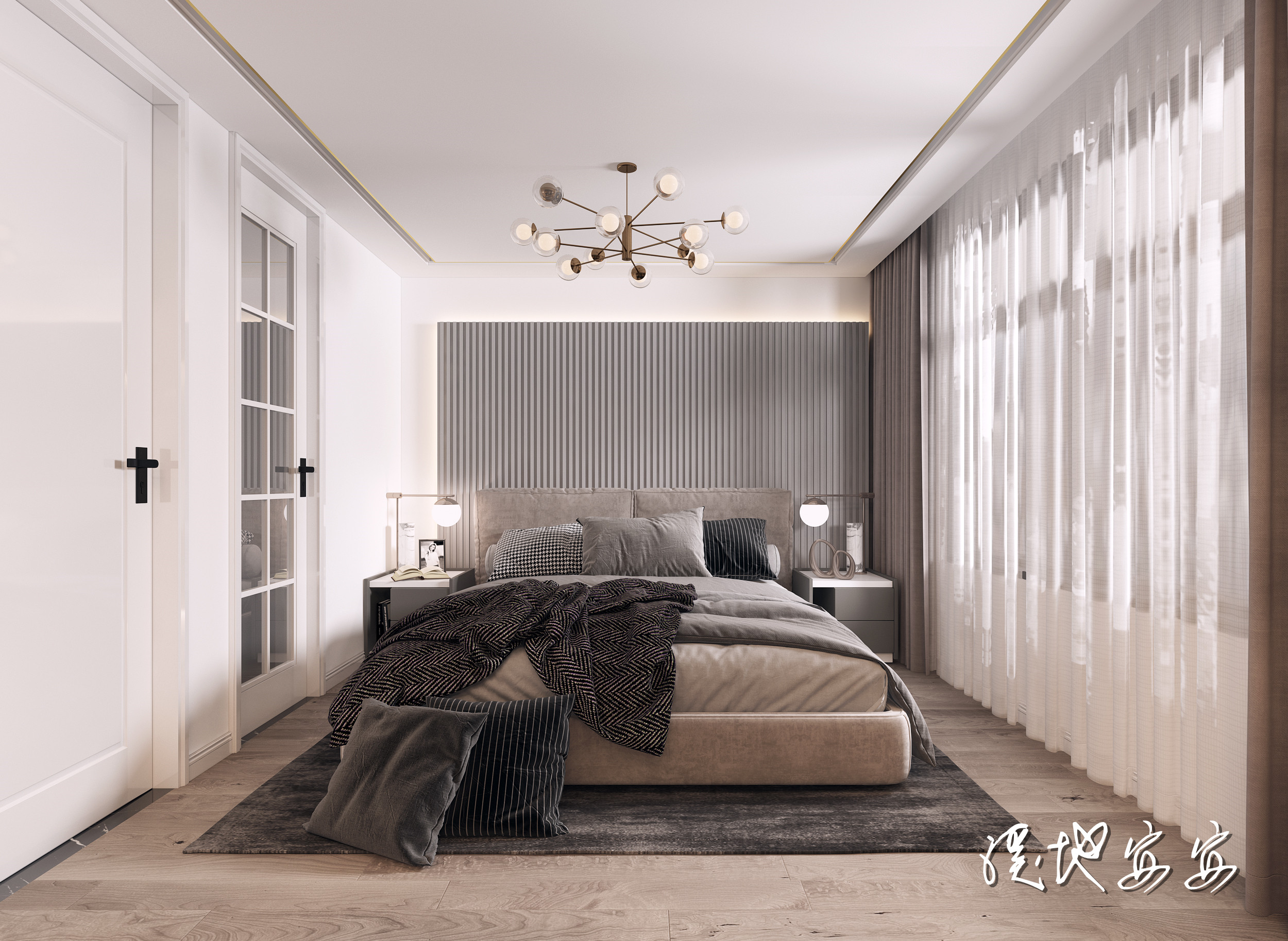 现代简约全房案例-5