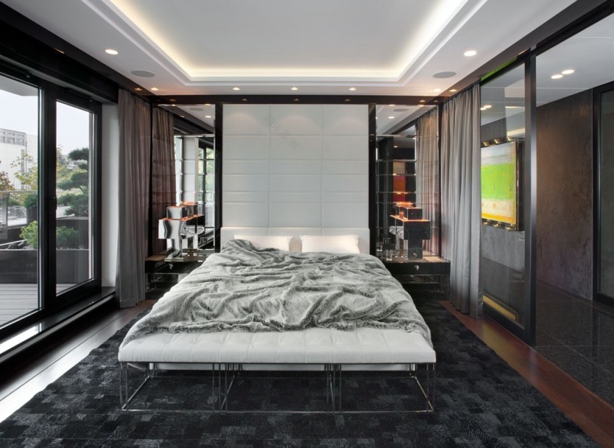 黑寓 BAJERSOKOL team 设计 | 艺术装饰风格公寓-11