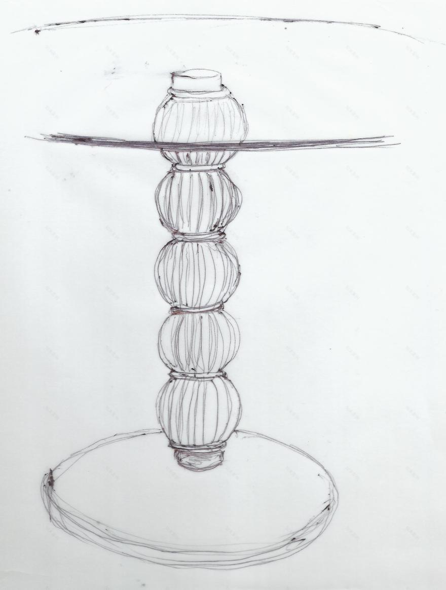 优雅玻璃长桌,打造站立晚餐新体验-5