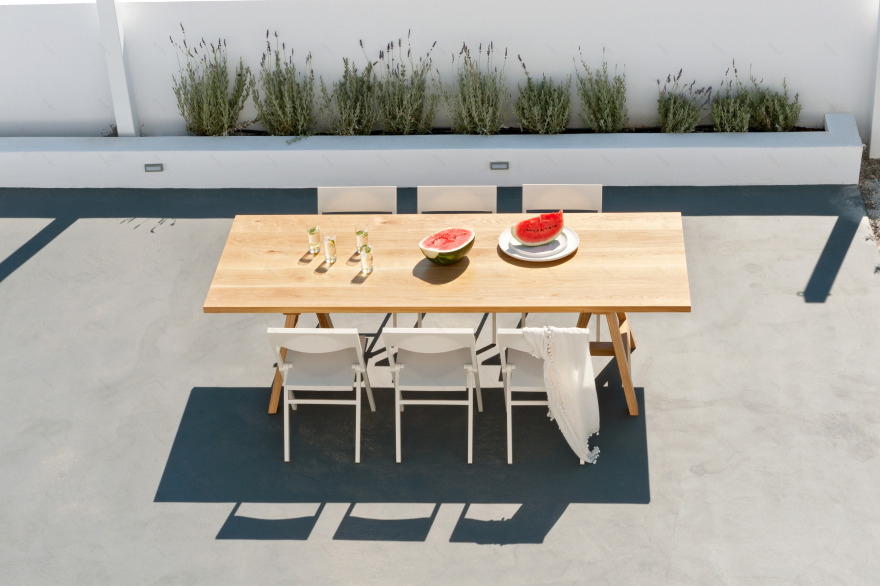 圣托里尼夏日别墅,白色立方体建筑的诗意空间-21