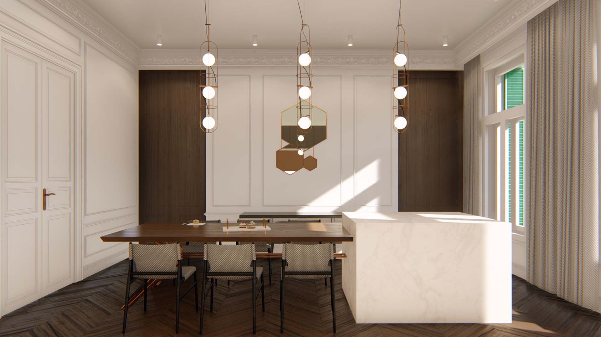 布达佩斯历史城区优雅公寓的重生丨匈牙利布达佩斯丨este’r partners-5