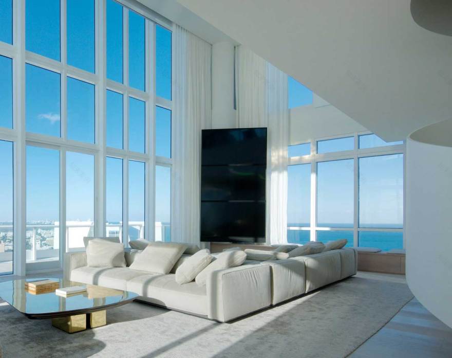 Miami Beach 700 平米顶级公寓,诠释优雅与实用的设计哲学-3
