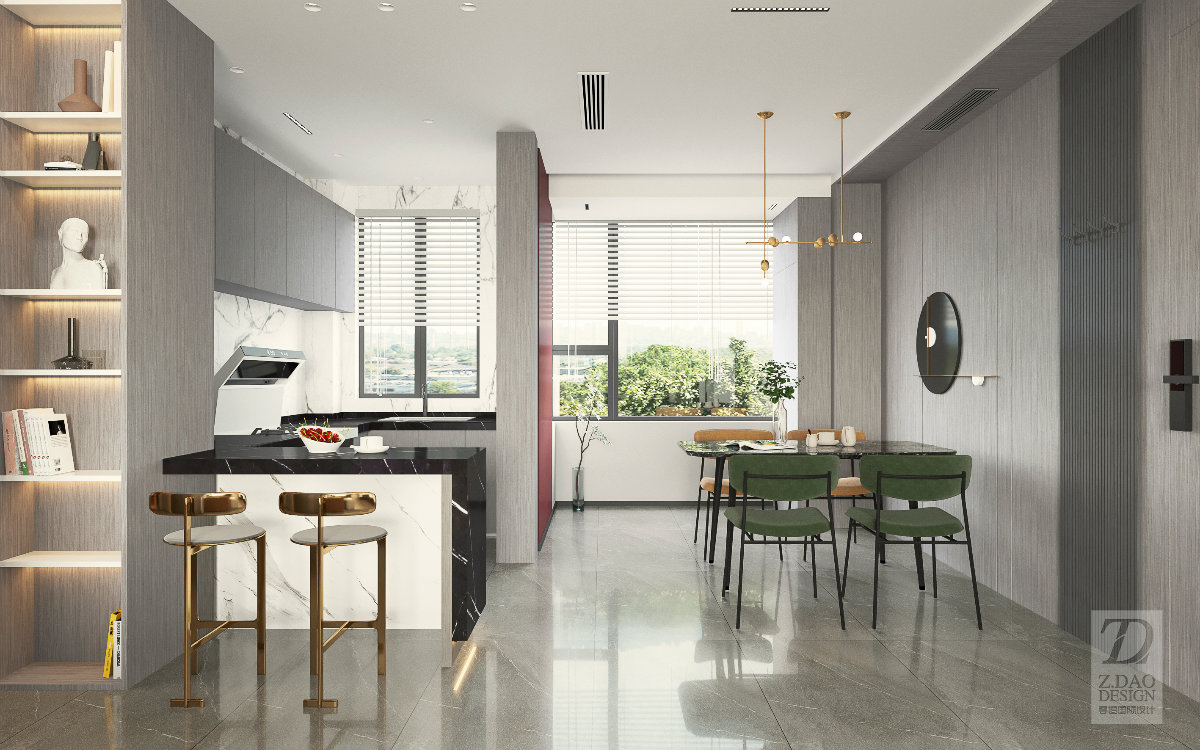 合肥建发·雍龙府现代风格装修设计-16