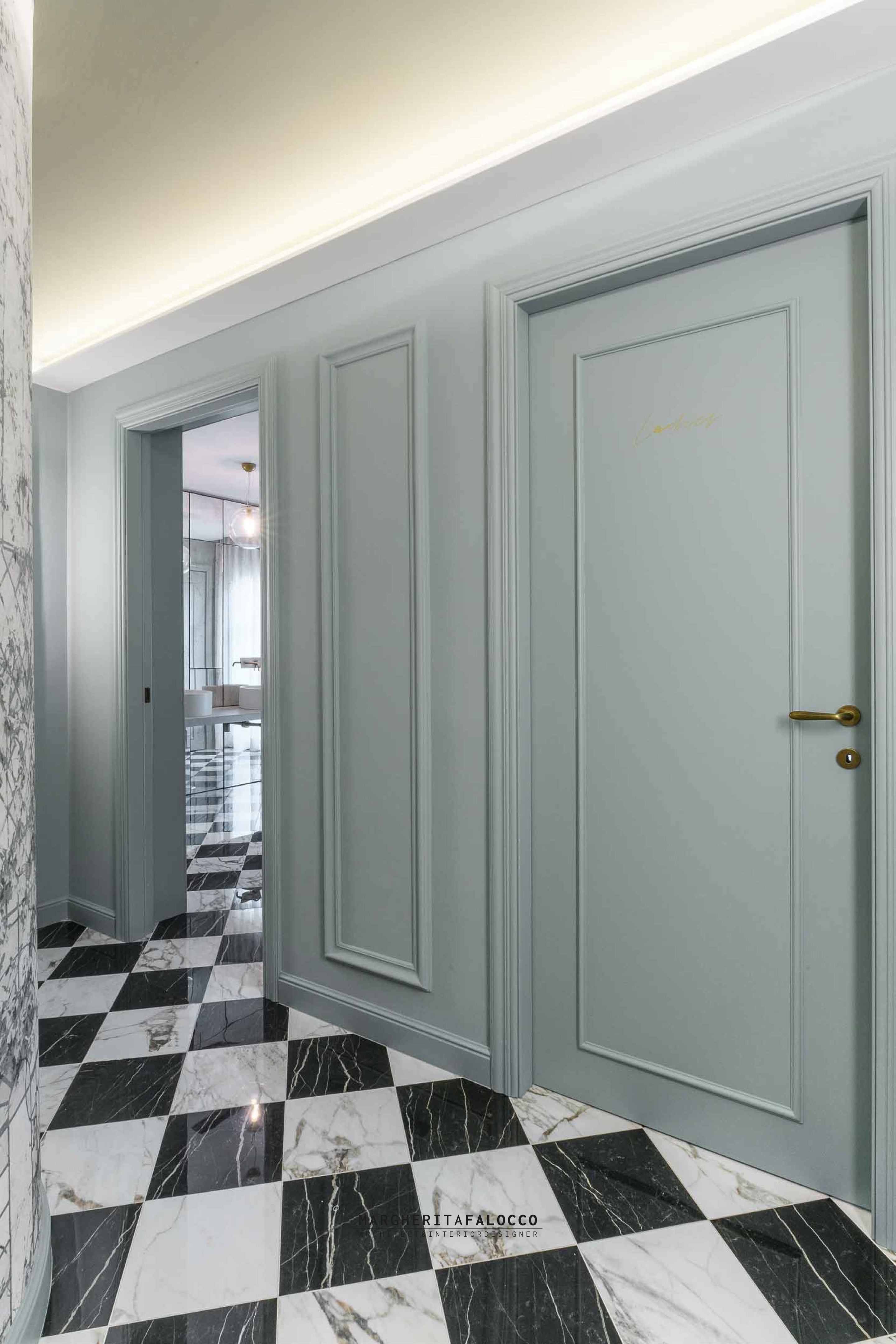 意大利绿色庄园的复古室内设计-14