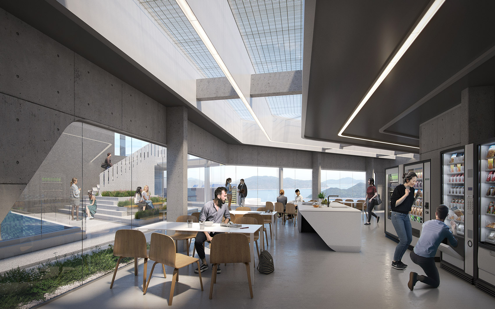 利安与Zaha Hadid Architects设计香港科技大学学生宿舍/预制设计创造碳中和校园-46