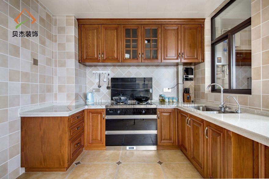 蓝山 110M2 美式风格家居设计-44