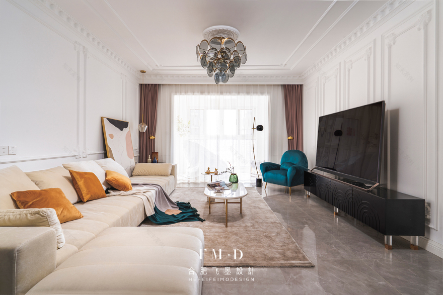 轻法式婚房,精致生活与浪漫格调的完美融合-9