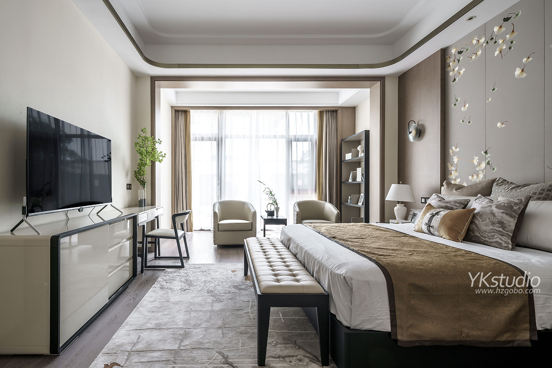 新中式风格别墅-13