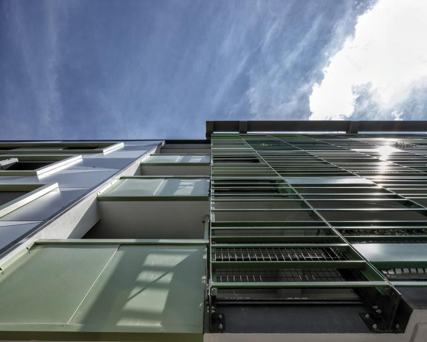 罗马绿色公寓建筑,创新社会住房与自然共生-7