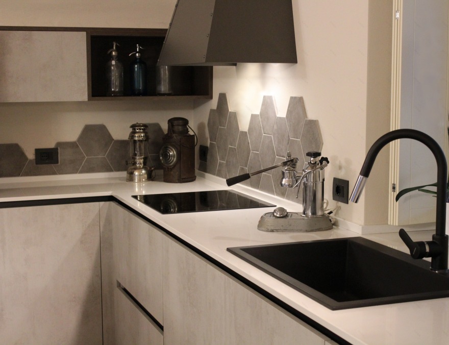 乡村工业风别墅厨房设计-2