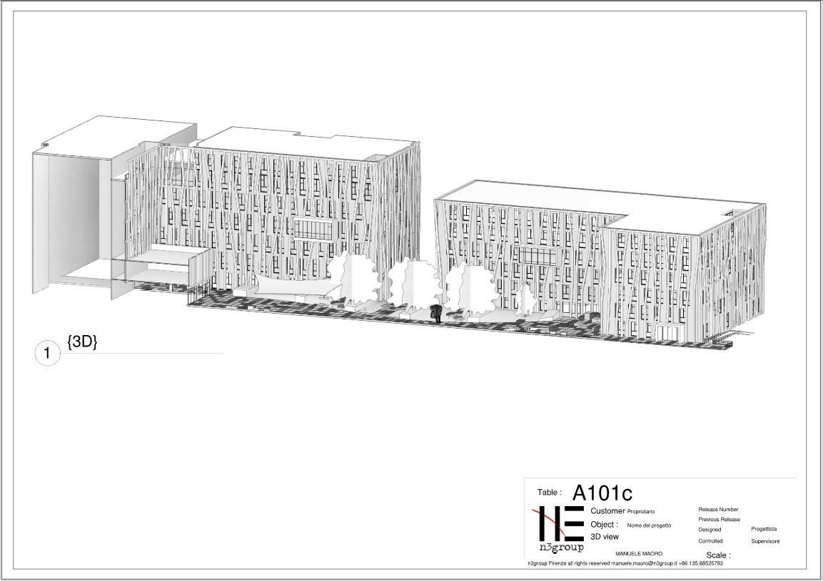 Manuele Maoro丨办公建筑丨Project for the redevelopment of the complex of four office buildings-10