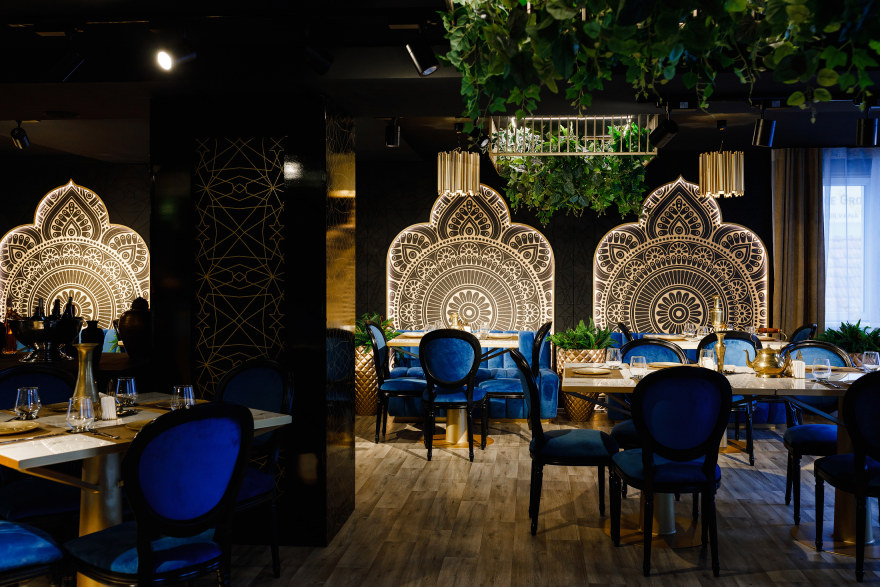 融合阿拉伯元素的现代餐厅设计-7