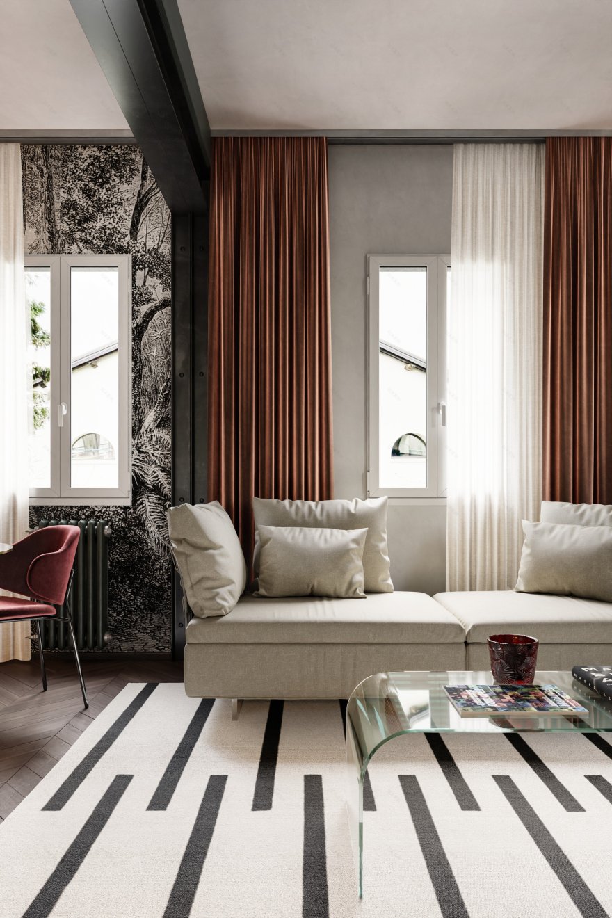 公寓马蒂尔德丨意大利雷焦艾米利亚丨ovre.design®工作室-1