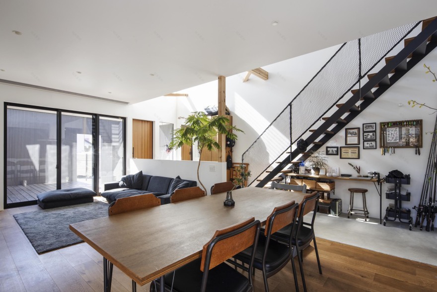 封闭外壳内的宽敞空间 别墅建筑 HouseI丨日本神奈川丨N.A.O. Naoki Kato-13