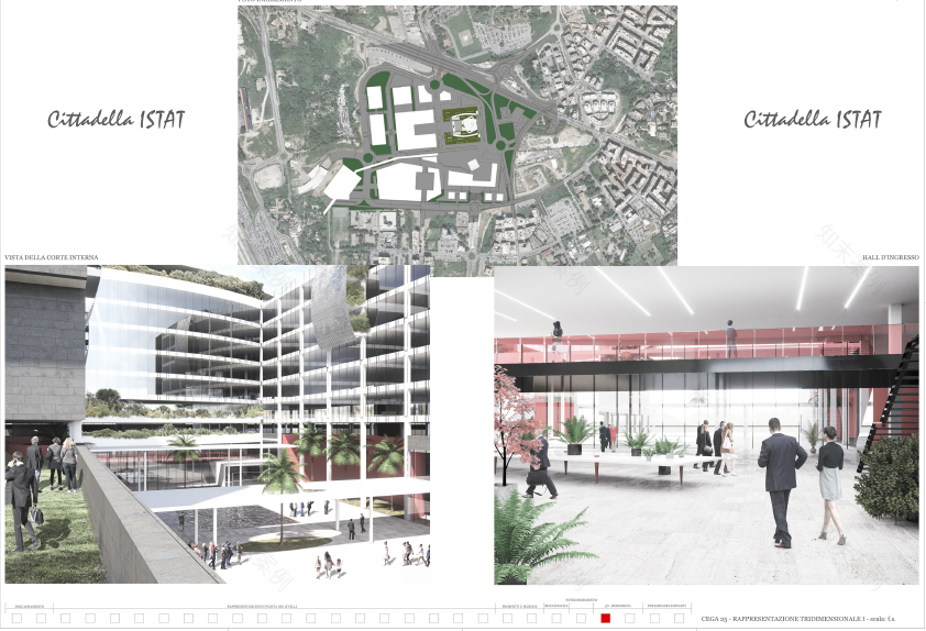 绿色环绕的现代化办公空间——意大利 ISTAT 总部大楼设计-3