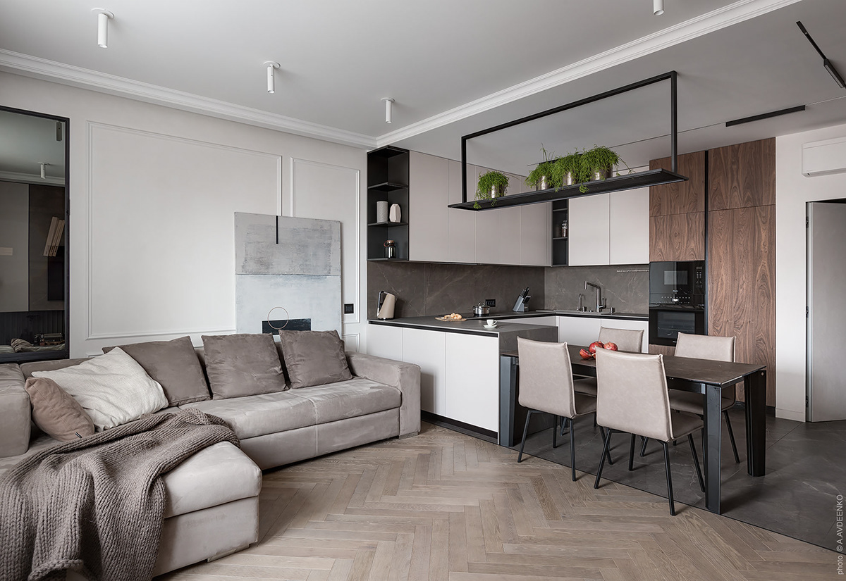 乌克兰基辅高级简约公寓设计-Andrey Avdeenko-0