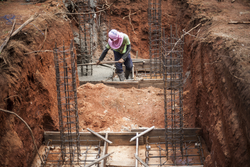 泰国震后重建的生态学校设计-31