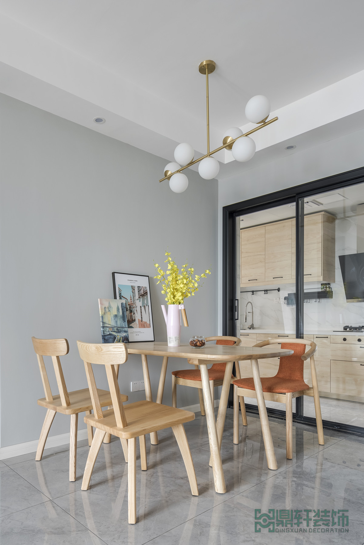 重庆鼎轩装饰 | 浅灰北欧+木制风格（金科天元道）-10