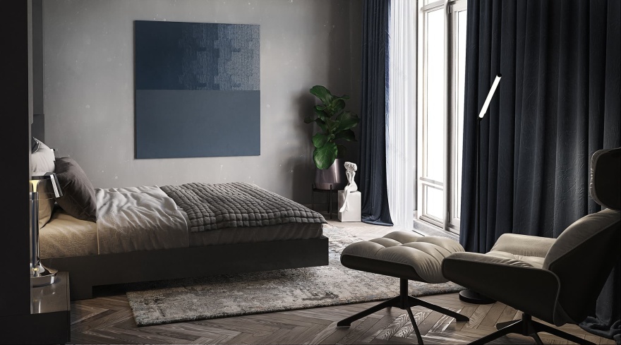 河畔丽景现代公寓设计-15