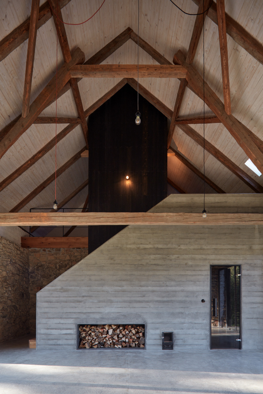 乡村别墅重建,传统工艺与自然之美的融合-12