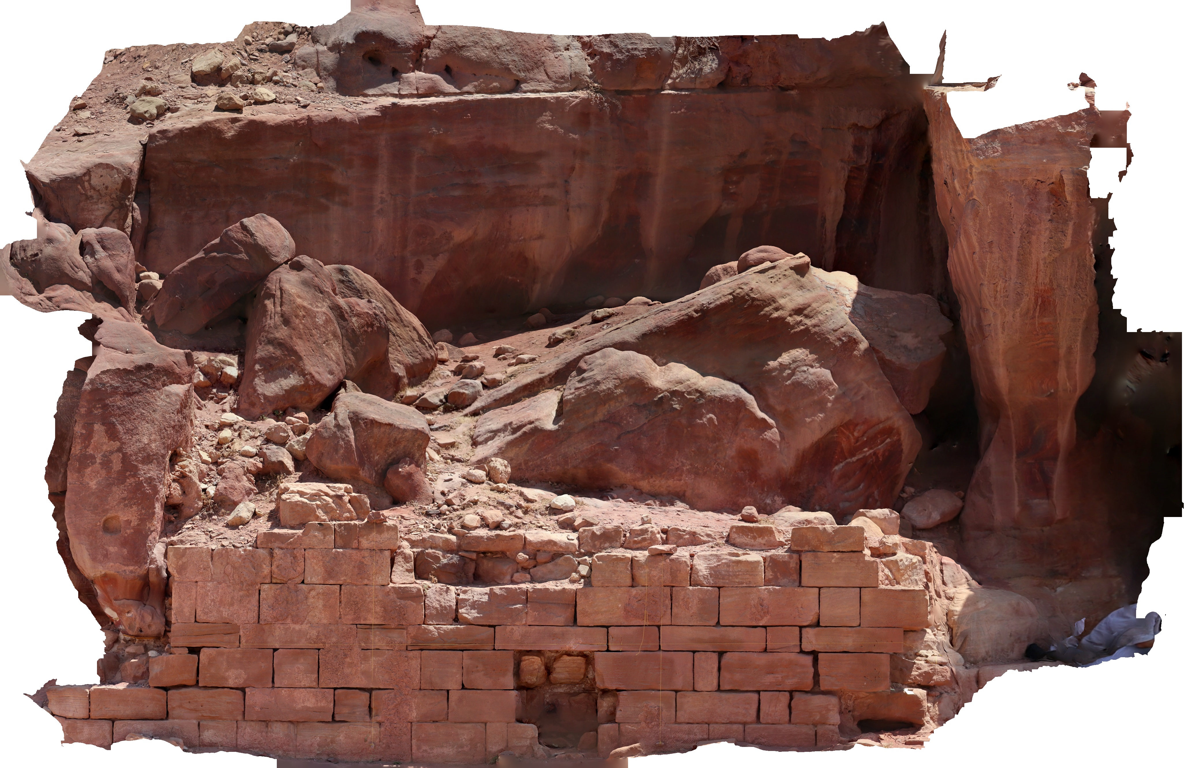 Conservation of Old Nabatian Wall-0