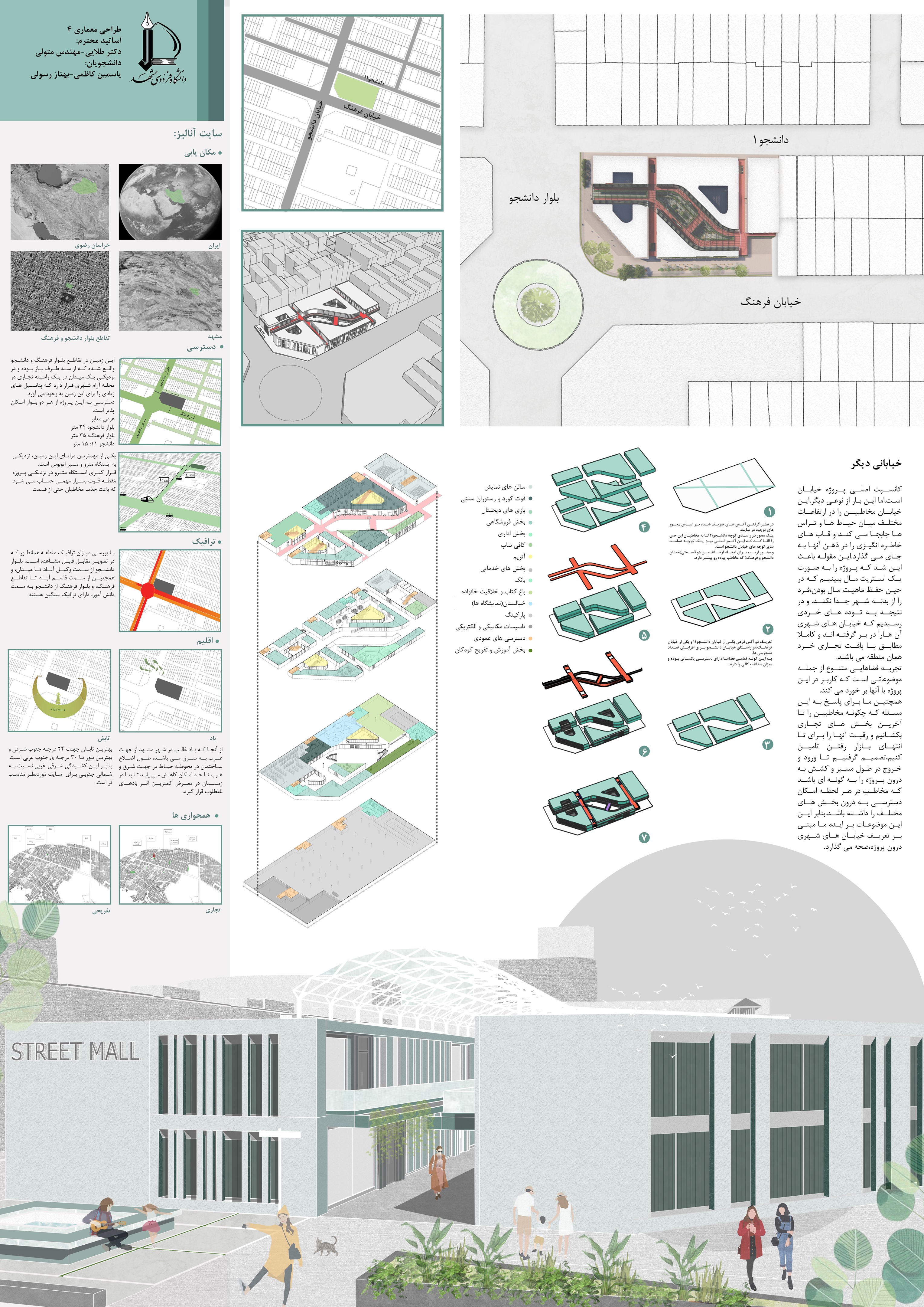 Multifunctional building-STREET MALL-1