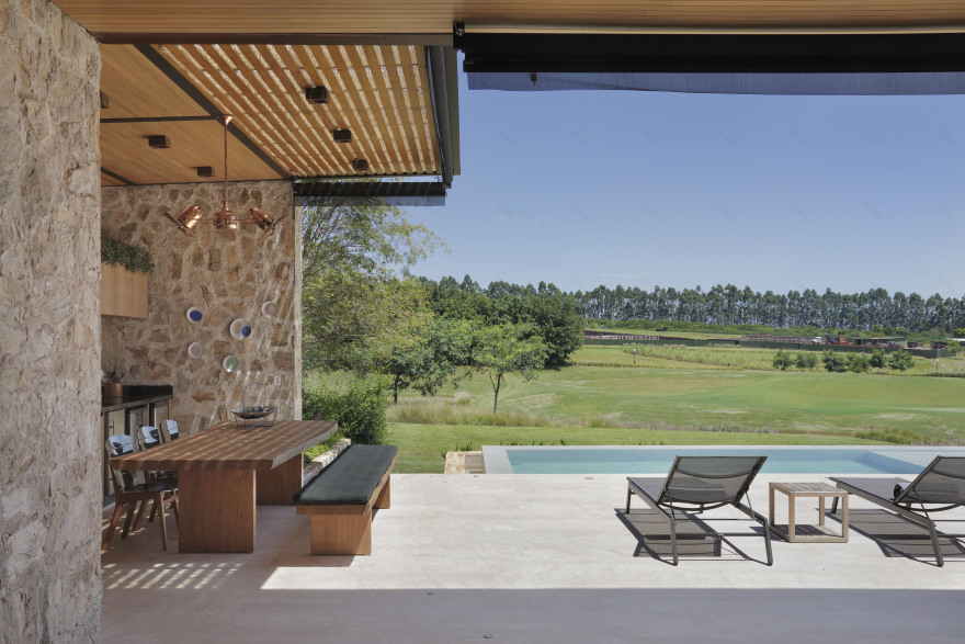 巴西乡村别墅,打造温馨现代空间-1