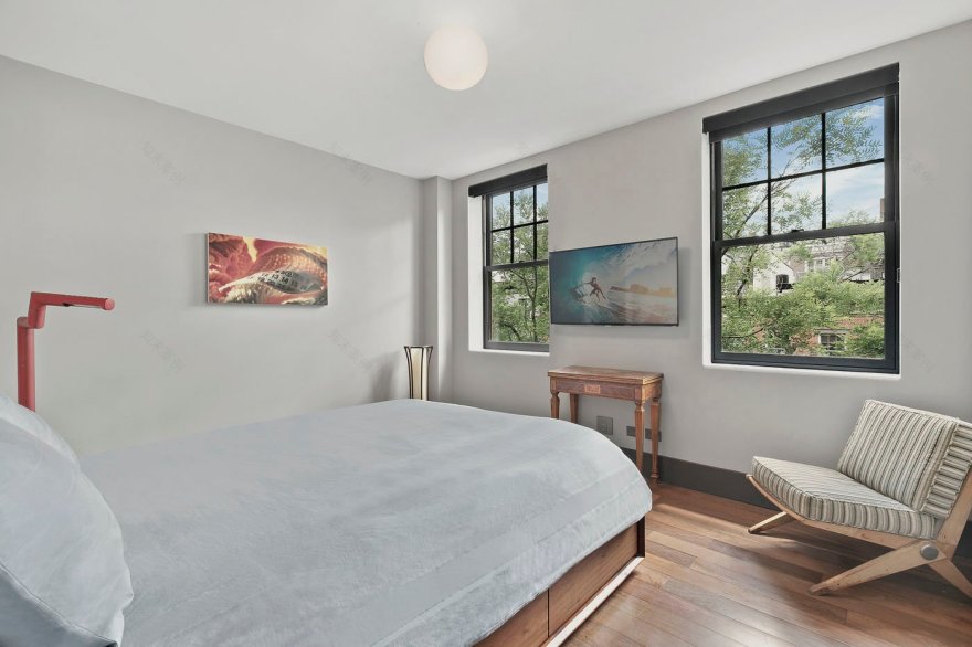 纽约 chelsea 区 260 平米顶层公寓,双层高设计诠释优雅与实用-2