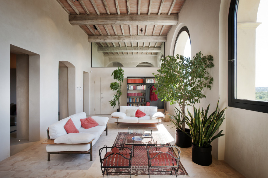 别墅 Ristrutturazione di Villa colonica del'400-16