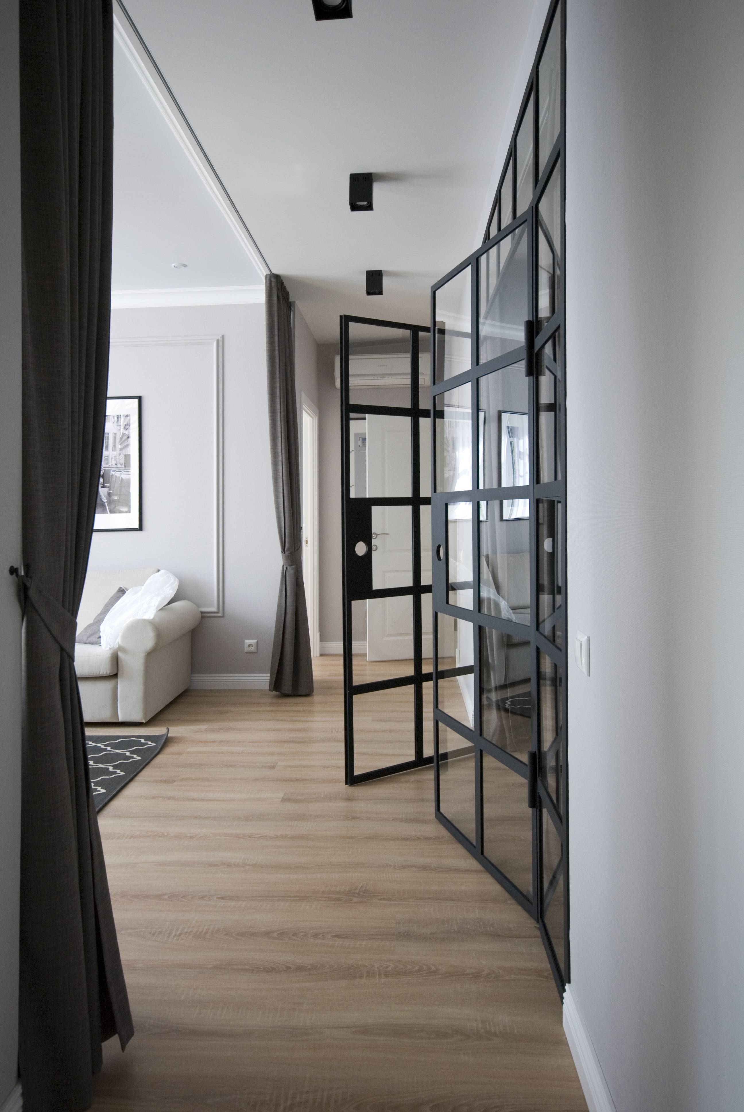 舒适简约风公寓设计——Zaharova apartment-12